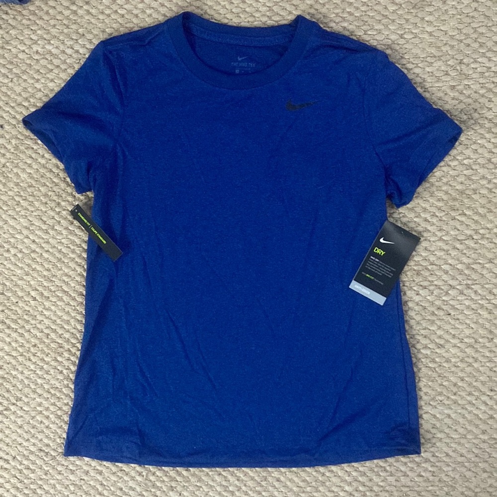 blue nike tshirt, size M, brand new